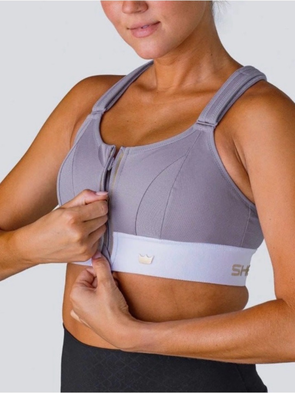 SHEFIT Ultimate Sports Bra Women's LUXE Lavender Supportive Activewear Workout